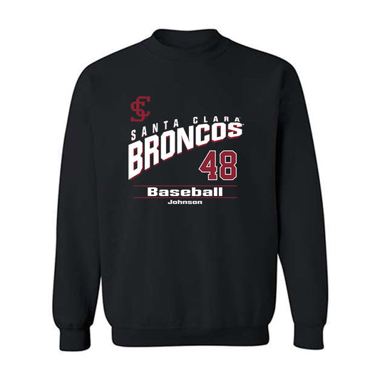 SCU - NCAA Baseball : Joshua Johnson - Crewneck Sweatshirt