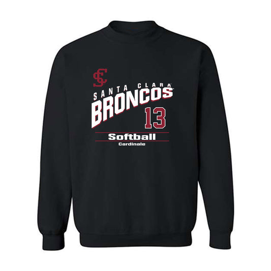 SCU - NCAA Softball : Sophia Cardinale - Classic Fashion Shersey Crewneck Sweatshirt-0