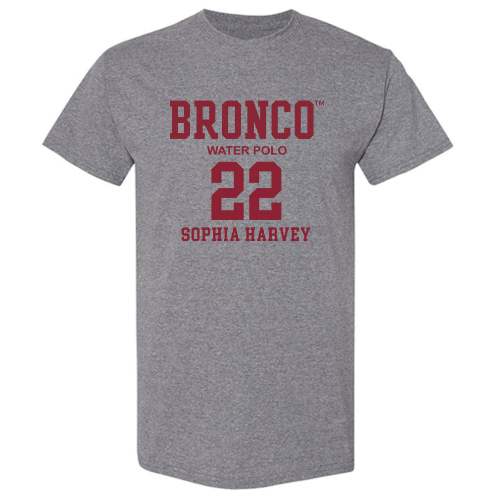 SCU - NCAA Women's Water Polo : Sophia Harvey - T-Shirt