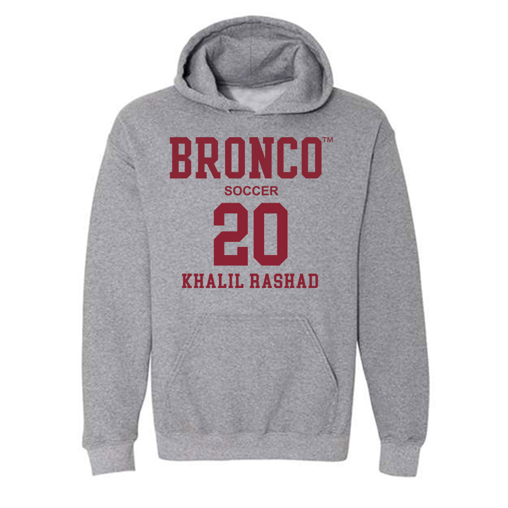 SCU - NCAA Men's Soccer : Khalil Rashad - Classic Fashion Shersey Hooded Sweatshirt