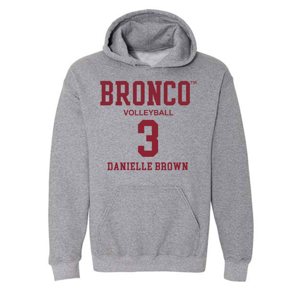 SCU - NCAA Women's Volleyball : Danielle Brown - Hooded Sweatshirt