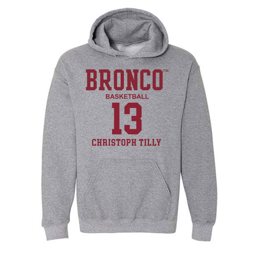 SCU - NCAA Men's Basketball : Christoph Tilly - Hooded Sweatshirt