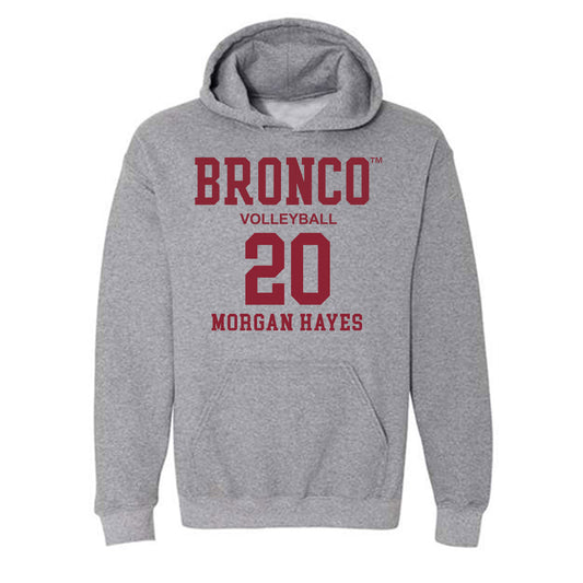 SCU - NCAA Women's Volleyball : Morgan Hayes - Classic Fashion Shersey Hooded Sweatshirt