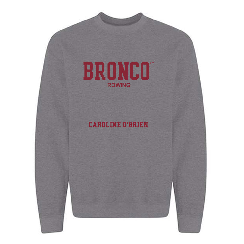 SCU - NCAA Women's Rowing : Caroline O'Brien - Crewneck Sweatshirt Classic Fashion Shersey