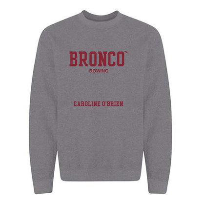 SCU - NCAA Women's Rowing : Caroline O'Brien - Crewneck Sweatshirt Classic Fashion Shersey