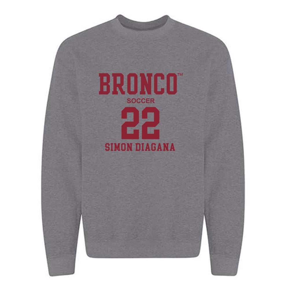 SCU - NCAA Men's Soccer : Simon Diagana - Crewneck Sweatshirt