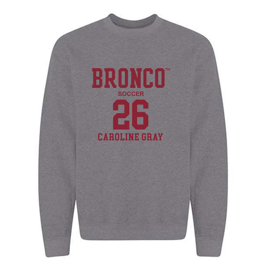 SCU - NCAA Women's Soccer : Caroline Gray - Crewneck Sweatshirt