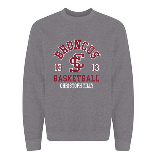 SCU - NCAA Men's Basketball : Christoph Tilly - Crewneck Sweatshirt