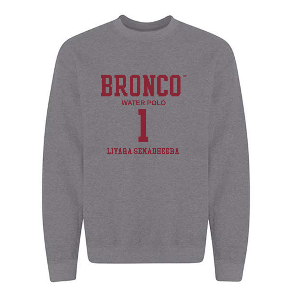 SCU - NCAA Women's Water Polo : Liyara Senadheera - Crewneck Sweatshirt Classic Fashion Shersey