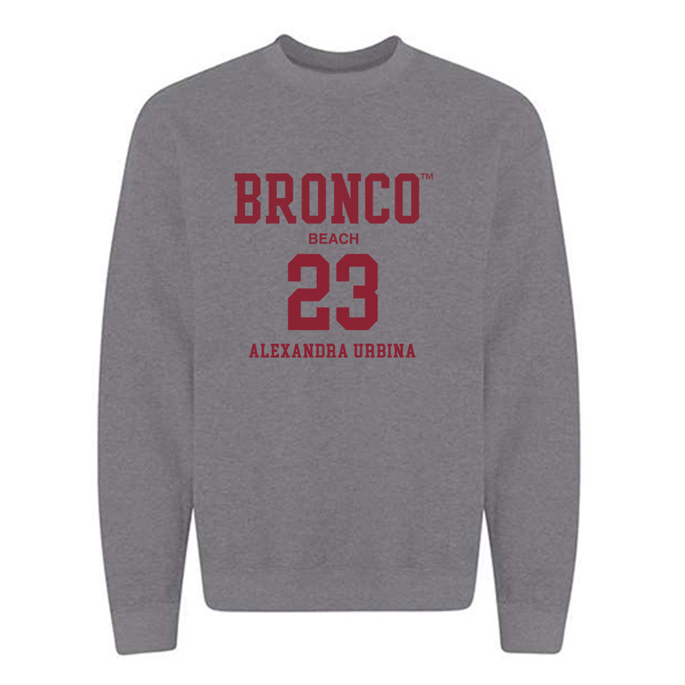 SCU - NCAA Beach Volleyball : Alexandra Urbina - Crewneck Sweatshirt Classic Fashion Shersey