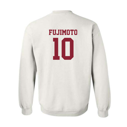 SCU - NCAA Baseball : Hunter Fujimoto - Crewneck Sweatshirt-1