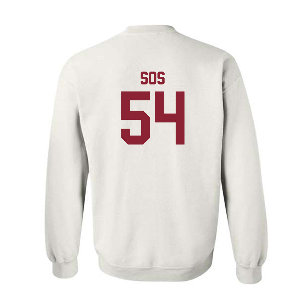 SCU - NCAA Baseball : Camden Sos - Crewneck Sweatshirt-1