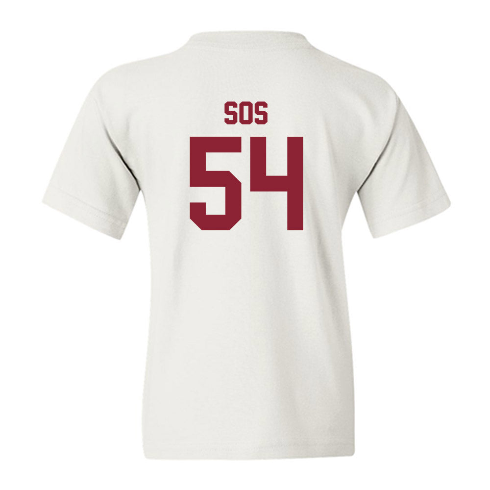 SCU - NCAA Baseball : Camden Sos - Youth T-Shirt-1