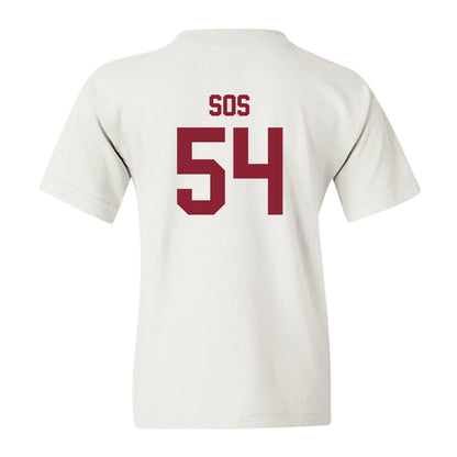 SCU - NCAA Baseball : Camden Sos - Youth T-Shirt-1