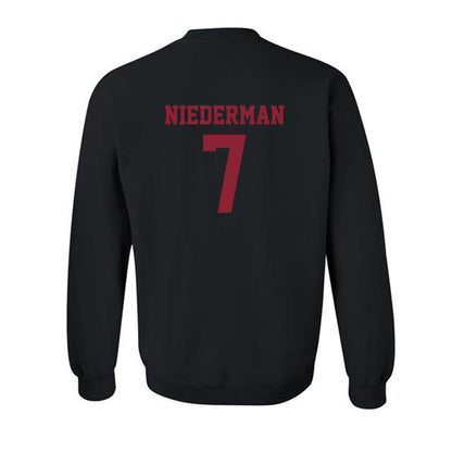 SCU - NCAA Beach Volleyball : Noelle Niederman - Classic Shersey Crewneck Sweatshirt-1