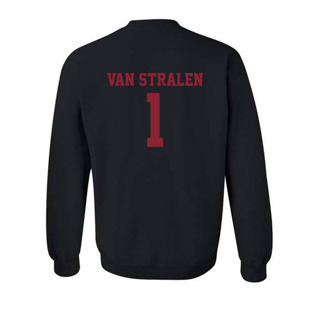 SCU - NCAA Men's Water Polo : Owen Van Stralen - Classic Shersey Crewneck Sweatshirt-1