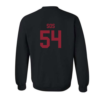 SCU - NCAA Baseball : Camden Sos - Classic Shersey Crewneck Sweatshirt-1