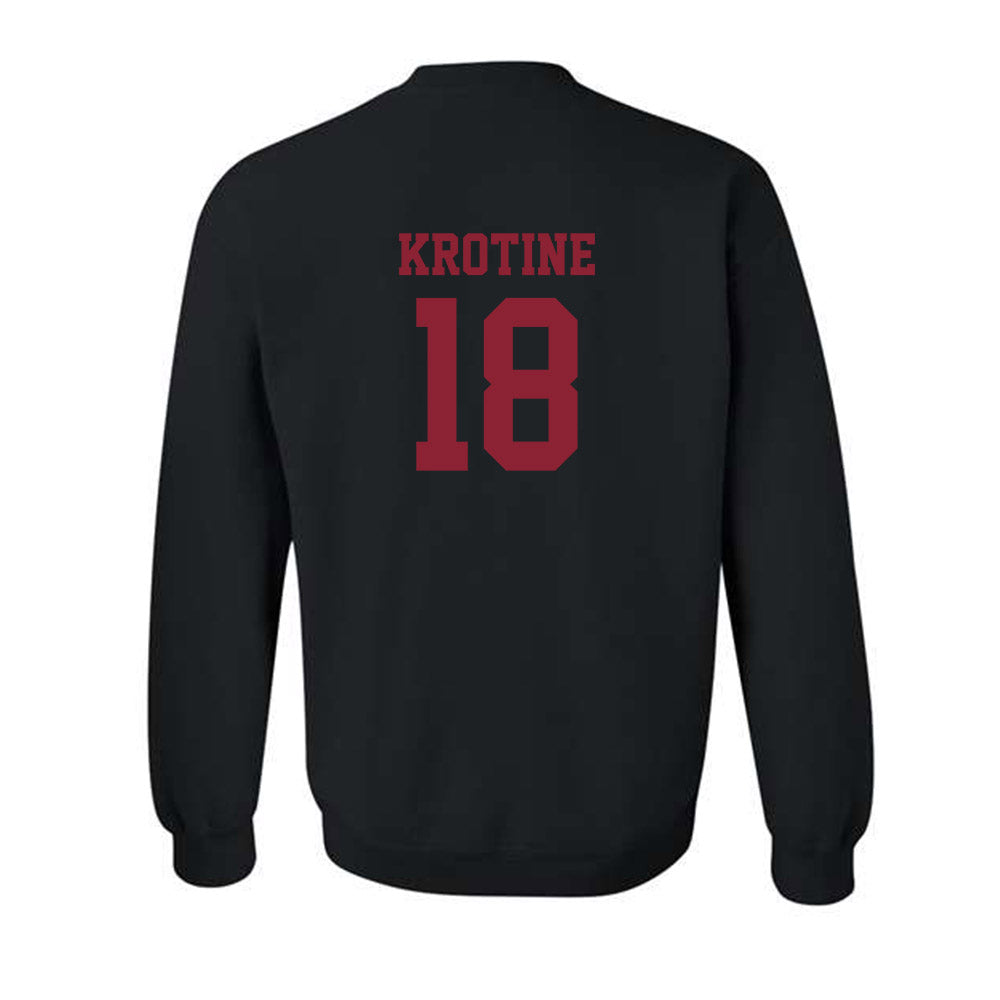 SCU - NCAA Softball : Claire Krotine - Classic Shersey Crewneck Sweatshirt-1