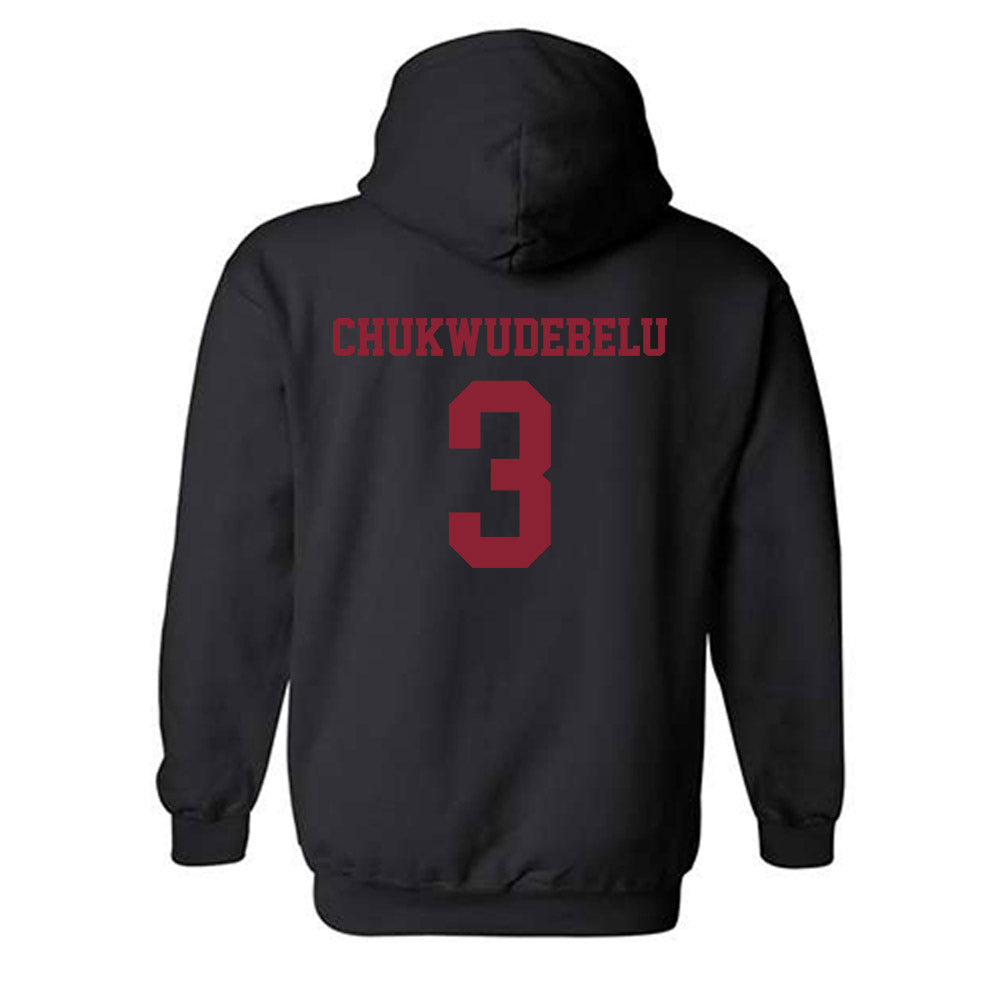 SCU - NCAA Men's Basketball : Francis Chukwudebelu - Classic Shersey Hooded Sweatshirt-1