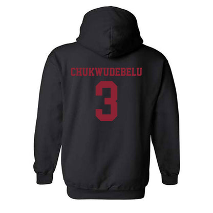 SCU - NCAA Men's Basketball : Francis Chukwudebelu - Classic Shersey Hooded Sweatshirt-1