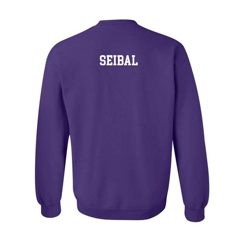  - NCAA Men's Golf : Alex Seibal - Fashion Shersey Crewneck Sweatshirt-1