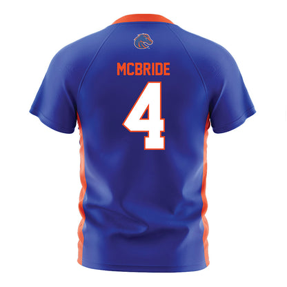 Boise State - NCAA Women's Soccer : Avery McBride - Blue Soccer Jersey