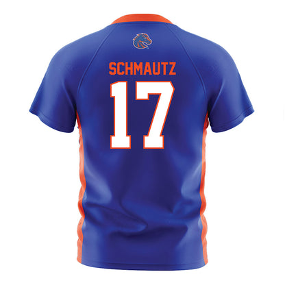 Boise State - NCAA Women's Soccer : Sophie Schmautz - Blue Soccer Jersey-1