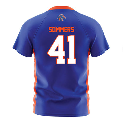 Boise State - NCAA Women's Soccer : Grace Sommers - Blue Soccer Jersey