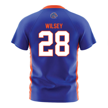 Boise State - NCAA Women's Soccer : Hayden Wilsey - Blue Soccer Jersey