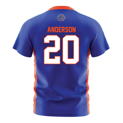 Boise State - NCAA Women's Soccer : Jillian Anderson - Blue Soccer Jersey