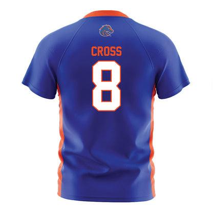 Boise State - NCAA Women's Soccer : Carly Cross - Blue Soccer Jersey