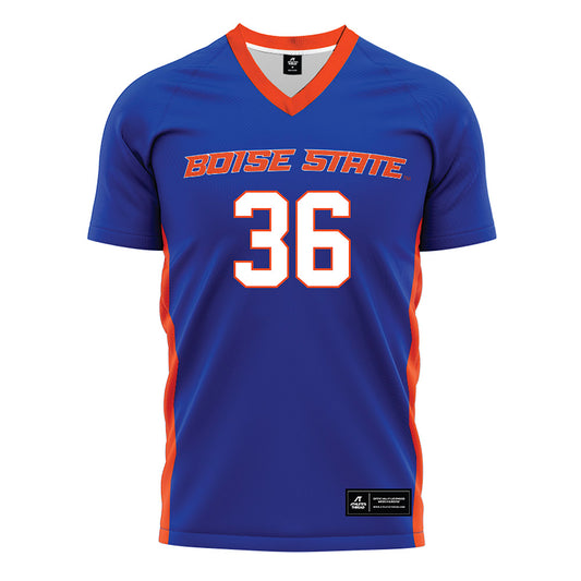 Boise State - NCAA Women's Soccer : Ella Baker - Blue Soccer Jersey