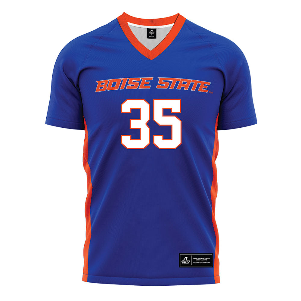 Boise State - NCAA Women's Soccer : Chloe Yates - Blue Soccer Jersey
