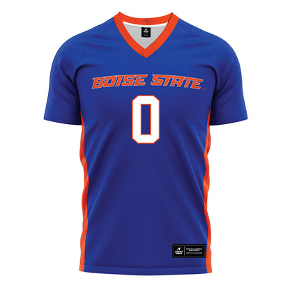 Boise State - NCAA Women's Soccer : Ava De Leest - Blue Soccer Jersey-0