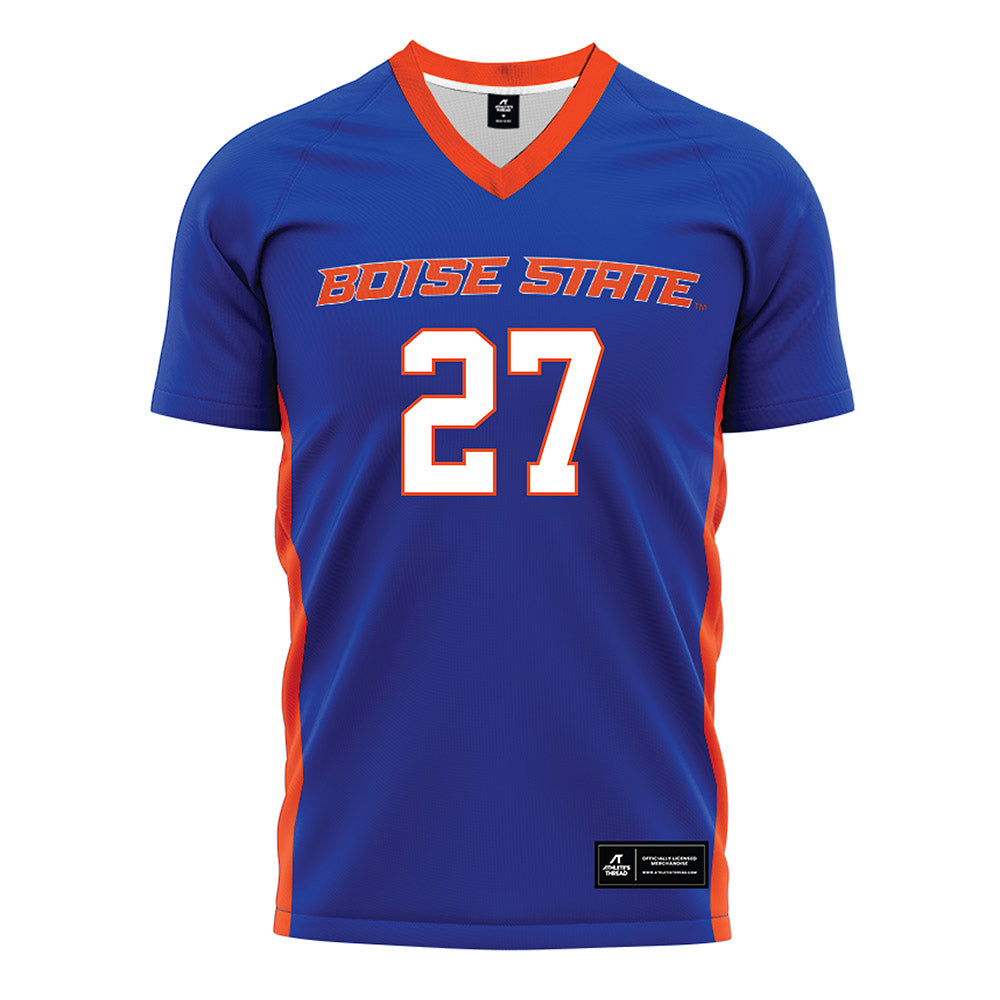 Boise State - NCAA Women's Soccer : Oakley Anderson - Blue Soccer Jersey