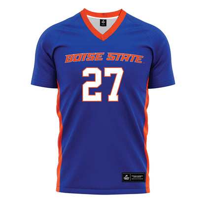 Boise State - NCAA Women's Soccer : Oakley Anderson - Blue Soccer Jersey