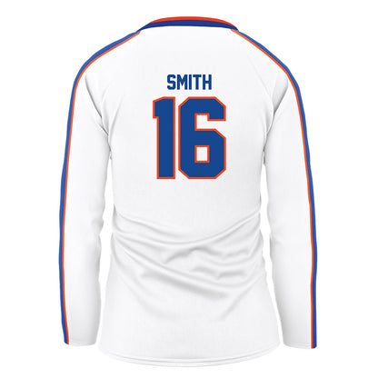 Boise State - NCAA Women's Volleyball : Layla Smith - White Volleyball Jersey