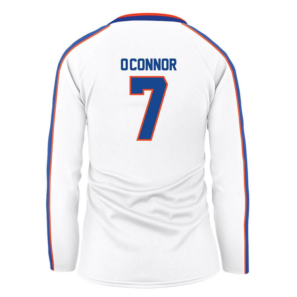 Boise State - NCAA Women's Volleyball : Bridey O'Connor - White Volleyball Jersey-1