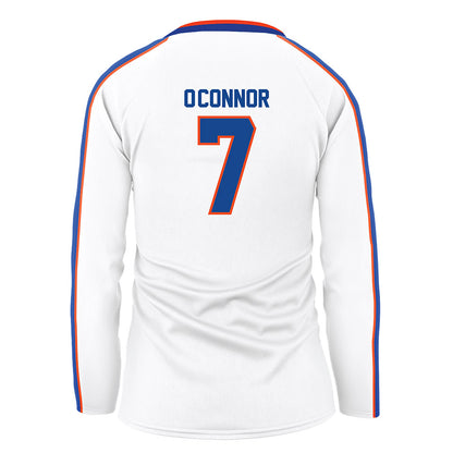 Boise State - NCAA Women's Volleyball : Bridey O'Connor - White Volleyball Jersey-1