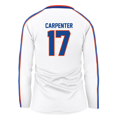 Boise State - NCAA Women's Volleyball : Kayleigh Carpenter - White Volleyball Jersey