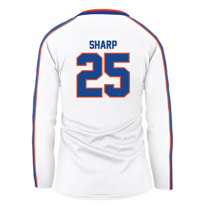 Boise State - NCAA Women's Volleyball : Eliza Sharp - White Volleyball Jersey