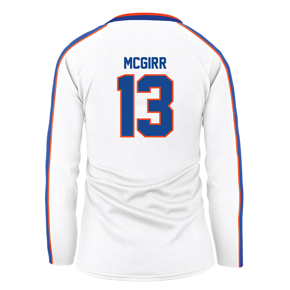 Boise State - NCAA Women's Volleyball : Isabella McGirr - White Volleyball Jersey
