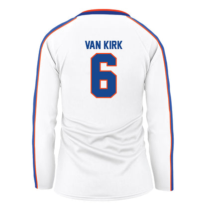 Boise State - NCAA Women's Volleyball : Katelyn Van Kirk - White Volleyball Jersey