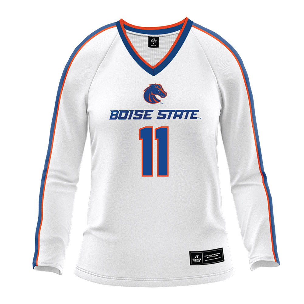 Boise State - NCAA Women's Volleyball : Breanna Mitchell - White Volleyball Jersey