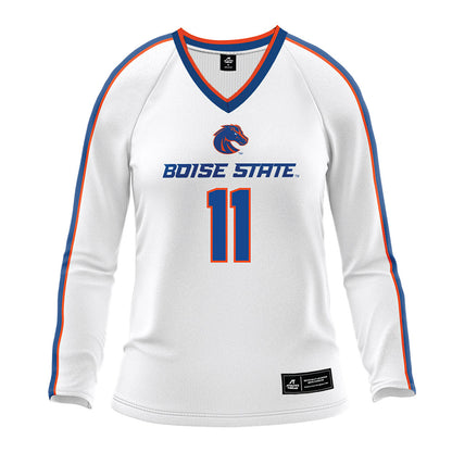 Boise State - NCAA Women's Volleyball : Breanna Mitchell - White Volleyball Jersey