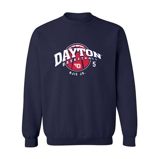 Dayton - NCAA Men's Basketball : Adam Njie Jr. - Classic Fashion Shersey Crewneck Sweatshirt-0