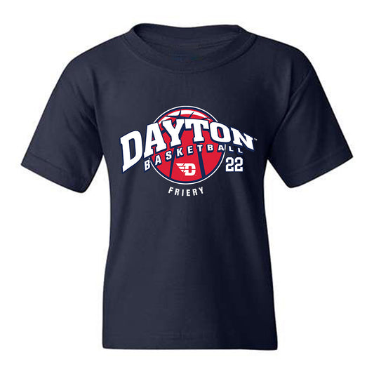 Dayton - NCAA Men's Basketball : Damon Friery - Classic Fashion Shersey Youth T-Shirt-0