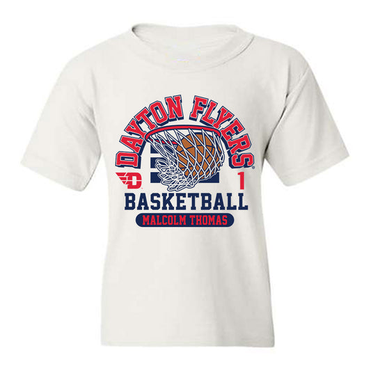 Dayton - NCAA Men's Basketball : Malcolm Thomas - Classic Fashion Shersey Youth T-Shirt-0