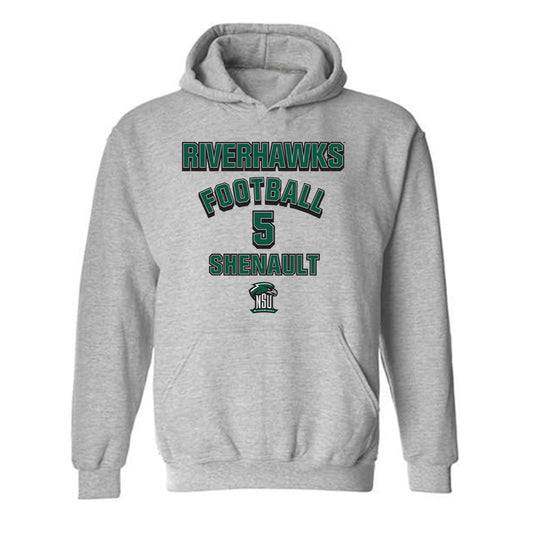 Northeastern State - NCAA Football : La'Vontae Shenault - Classic Fashion Shersey Hooded Sweatshirt-0