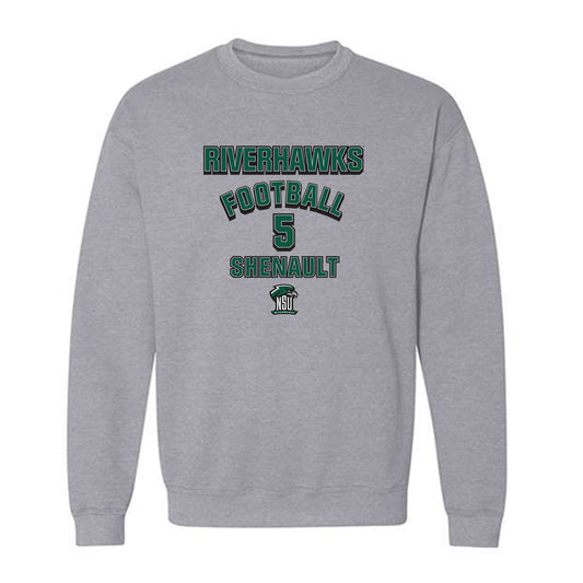 Northeastern State - NCAA Football : La'Vontae Shenault - Classic Fashion Shersey Crewneck Sweatshirt-0